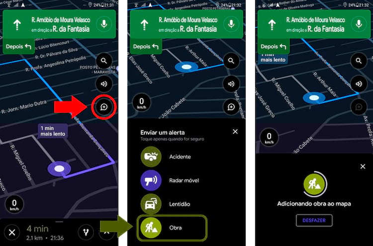 Dica, Agora você pode avisar quando há obras na via no Google Maps