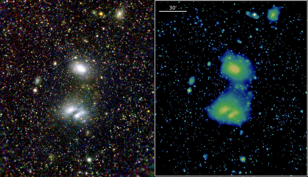 imagens do telescópio Dark Matter