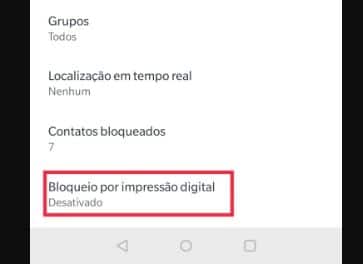 Ativar digital no WhatsApp