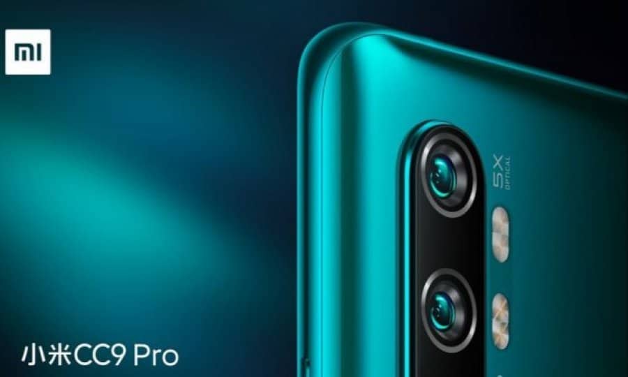 Xiaomi Mi CC9 Pro o primeiro smartphone com leitor de digitais óptico ultra-fino