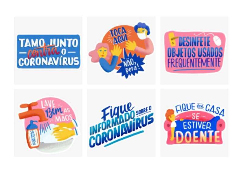 WhatsApp ganha figurinhas sobre prevenção ao coronavírus WhatsApp ganha figurinhas sobre prevenção ao coronavírus