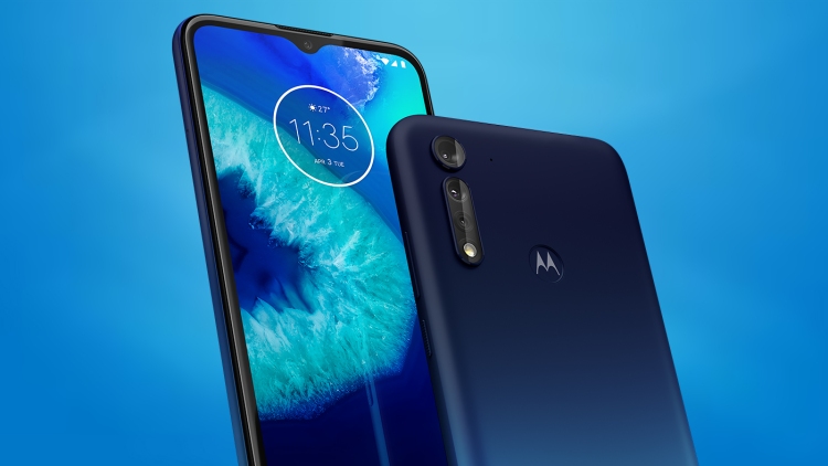 Motorola Moto G8 Power Lite com câmeras triplas Motorola Moto G8 Power Lite com câmeras triplas