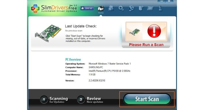 Saiba como usar o Slim Drivers