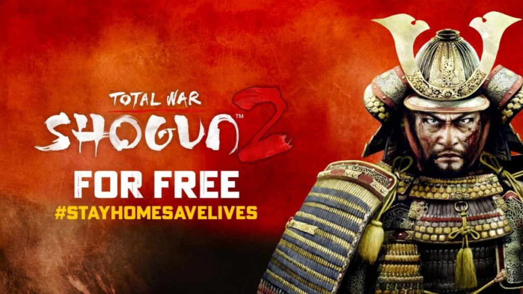 Total War Shogun 2 de graça por tempo limitado