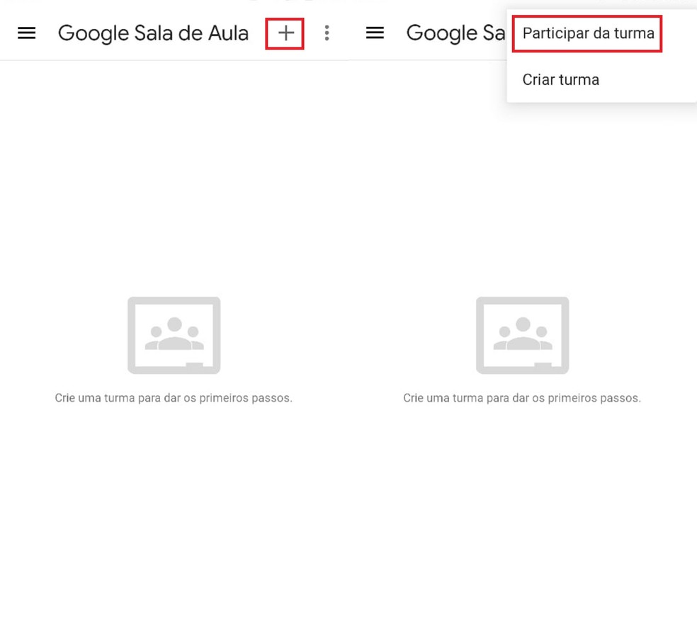 Como usar a sala de aula virtual do Google Classroom