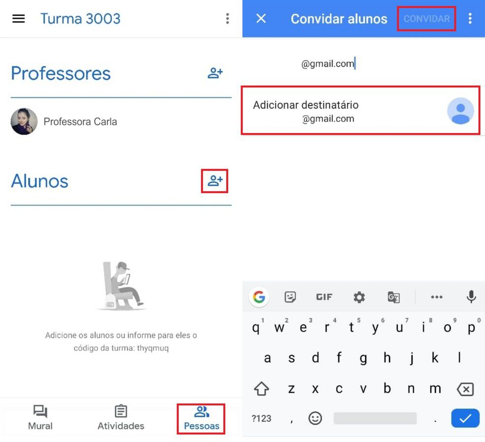 Como usar a sala de aula virtual do Google Classroom