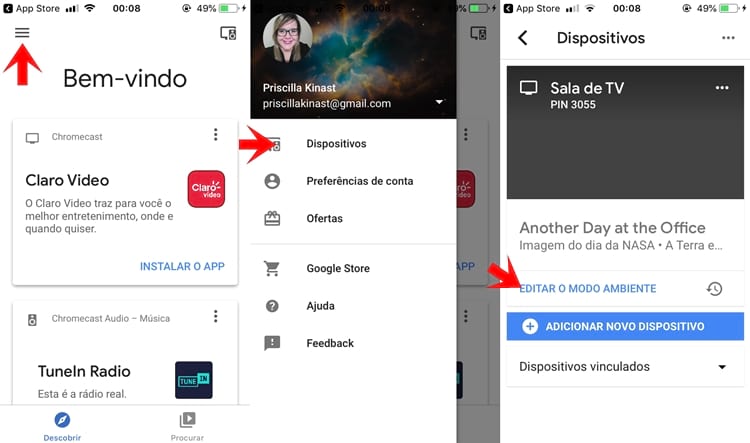 Recursos do Google Chromecast Recursos do Google Chromecast