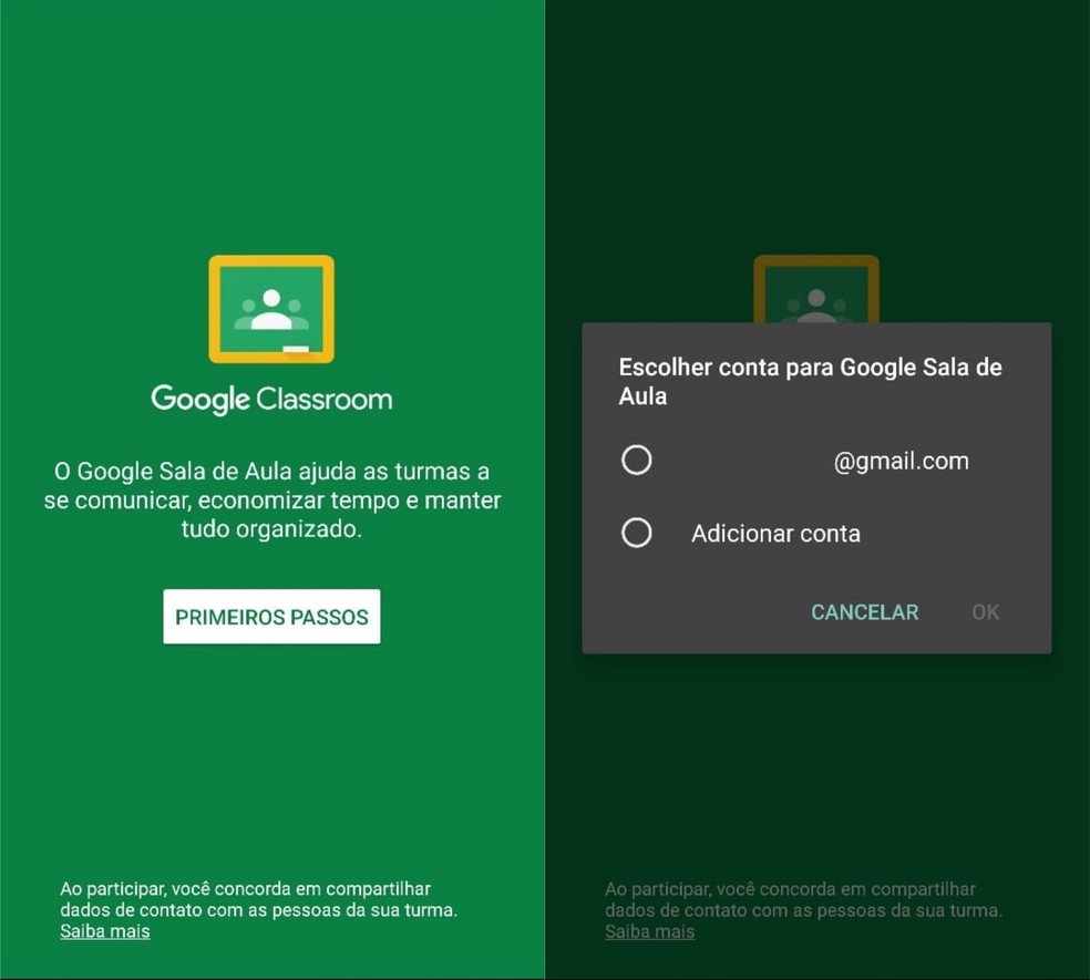 Como usar a sala de aula virtual do Google Classroom