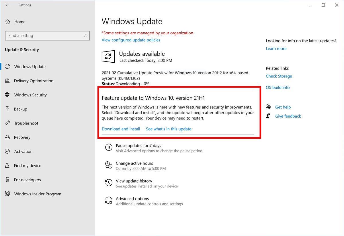 Novo recurso na proxima versao do Windows 10 21H1