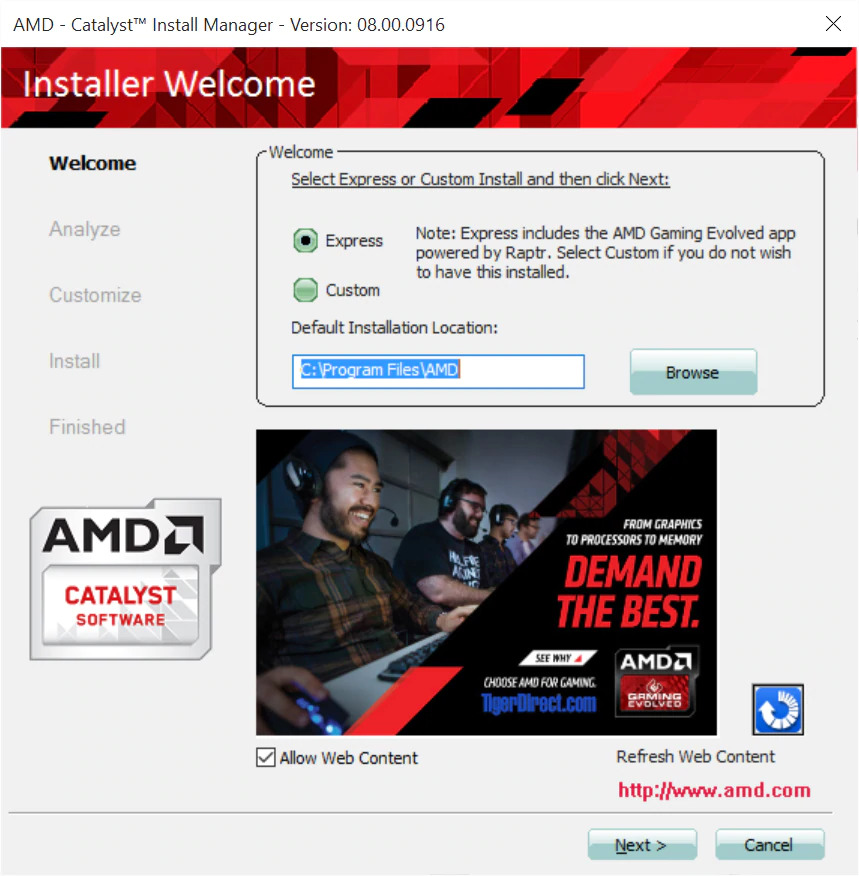 Download do AMD Catalyst