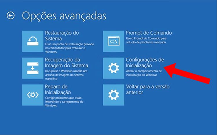 Iniciar o Windows 10 no modo segurança