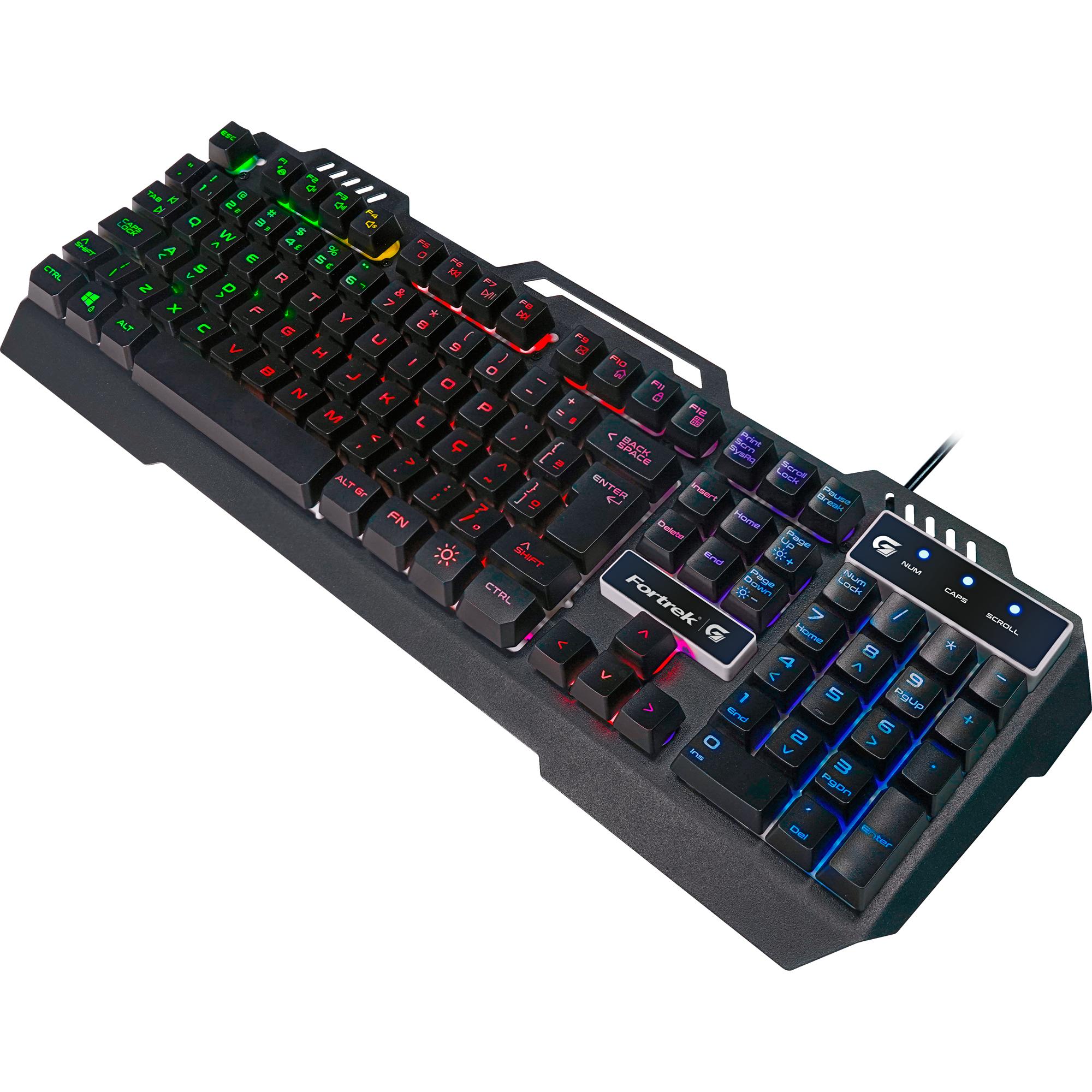 Teclado Gamer RGB Crusader