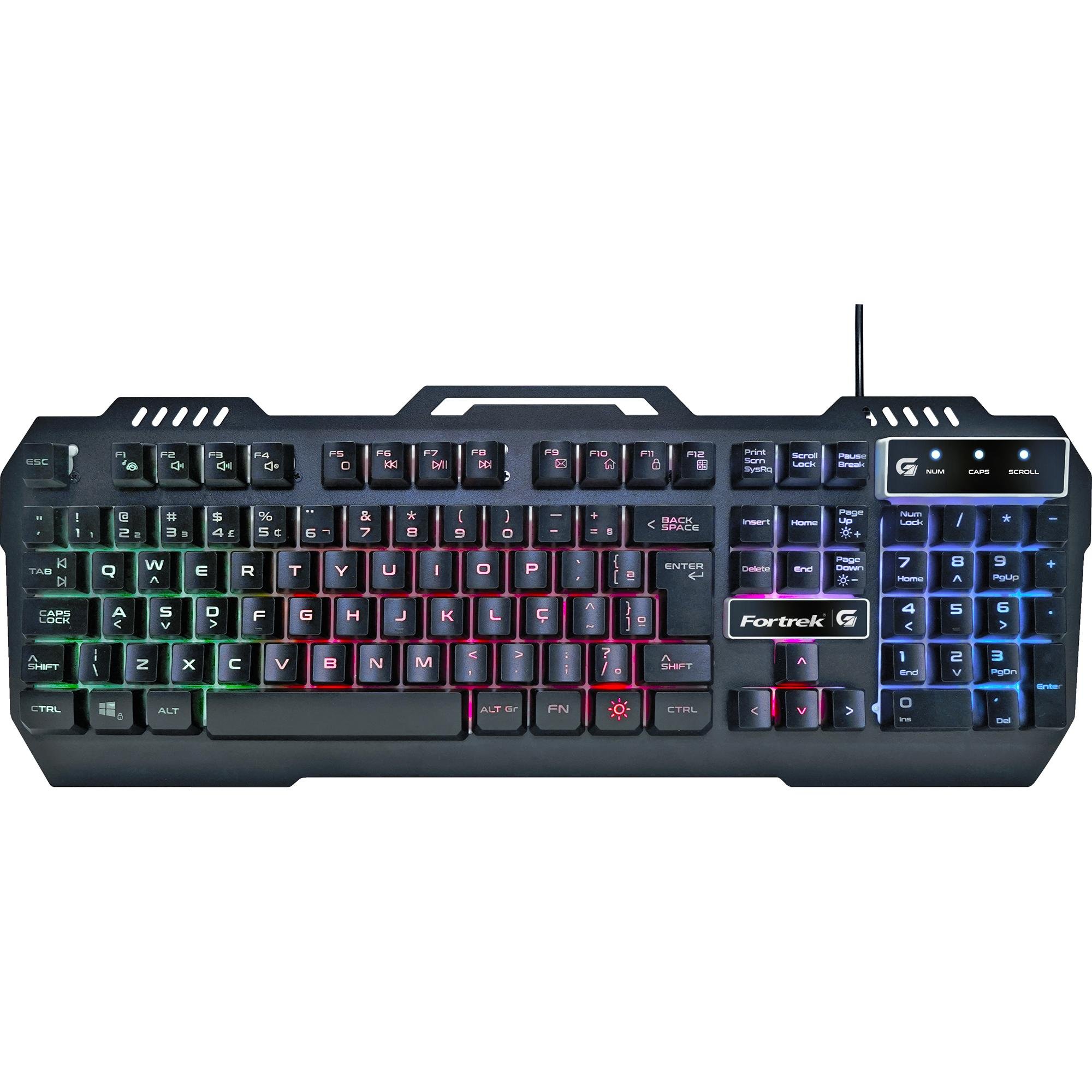 Teclado Gamer RGB Crusader