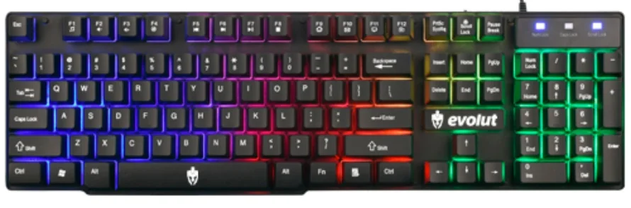 Teclado Gamer RGB Hawke EG-206