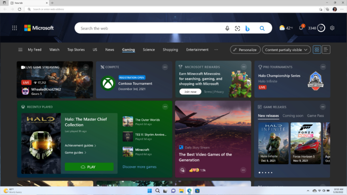 Windows 11 e Micrsoft Edge receberão atualizações focadas em jogos